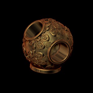 Ball Connector, Victorian 15x6 mm 45L LP (Each)